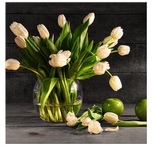 Gario Obraz na plátně Krémové tulipány Velikost: 50 x 40 cm