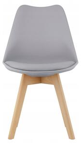 SUPPLIES BJORN Skandinávská Jídelní židle - šedá barva