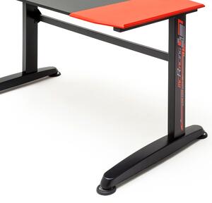 Herní stůl JERRY 160 černá/červená