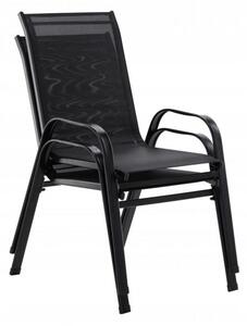 Chomik Zahradní sestava stolku a 2 židlí Diver, černá
