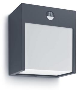 Brilagi-LED Venkovní nástěnné svítidlo se senzorem TERNI LED/12W/230V antr. IP44