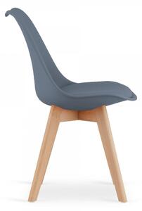 SUPPLIES BJORN Skandinávská Jídelní židle - antracitová barva