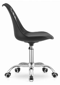 SUPPLIES PRINT otočná kancelářská židle - černá barva