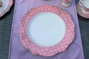 Romantic Rose porcelánový talíř mělký 28cm