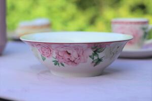 Romantic Rose porcelánová miska 14cm