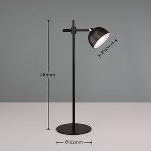 Nabíjecí stolní lampa Maxima LED, černá, výška 41 cm, plastová
