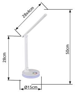 Globo 58445W - LED RGBW Stmívatelná stolní lampa GERALDO LED/5W/230V + LED/2W