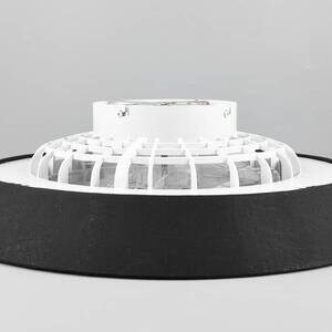 Stropní ventilátor Varberg LED, tichý, Ø 55 cm, CCT, černý