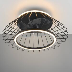 LED stropní ventilátor Karlsborg, tichý, Ø 50 cm, CCT, FB