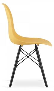 SUPPLIES OSAKA Skandinávská Jídelní židle - žlutá barva
