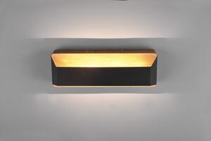 Trio 224819132 LED nástěnné svítidlo Arino 1x13,5W | 1500lm | 3000K - 3 fázové stmívání, dřevo, černá