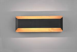 Trio 224819132 LED nástěnné svítidlo Arino 1x13,5W | 1500lm | 3000K - 3 fázové stmívání, dřevo, černá