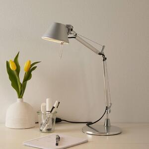 Artemide Tolomeo Micro stolní lampa, hliník, Hliník / šedá / zinek, Pracovna / kancelář, Hliník, Design