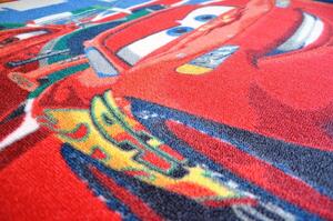 Vopi | Dětský koberec Cars 26 Mc Queen & Francesco - RCARSGA26095133T06, modrý/červený