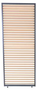 Rojaplast PANEL ZASTÍNĚNÍ WOOD, SKLÁPĚCÍ LAMELY, HORIZONTÁLNÍ 1,3 m pro bioklimatickou pergolu