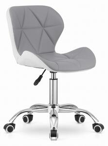 Supplies AVOLA otočná kancelářská židle - šedá/bílá