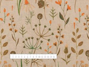 Biante Dekorační prostírání na stůl PML-070 Podzimní rostliny na světle hnědém 30x40 cm