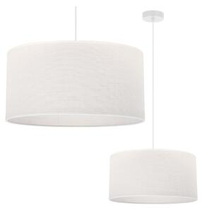 Závěsné svítidlo Juta, 1x bílé jutové stínítko, (fi 35cm), w