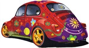 Vopi | Koberec VW Brouk Beetle červený - Beetle červený-SLEVA