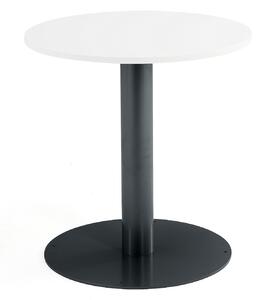 AJ Produkty Kulatý stůl Alva, Ø700x720 mm, bílá, antracitově šedá