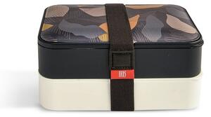 Obědový box s příborem, Bento, 1,2 l, Iris, hnědý