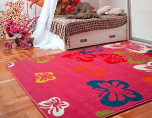 Vopi | Dětský koberec Play 14 RCR - 120 x 170 cm, růžový