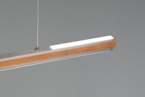 Trio 326610207 LED závěsné stropní svítidlo Deacon 1x40W | 3200lm | 2700-6000K - nastavitelná výška, paměťová funkce, stmívatelné, dřevo