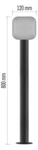 LED Venkovní flexibilní lampa NIKA LED/12,5W/230V IP44 80 cm