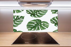 Skleněný panel do kuchynské linky Monstera pl-pksh-100x50-f-101795652