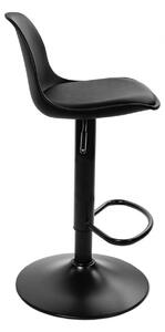 Barové židle HOGA 2ks - černá
