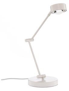 Stolní lampa Lindby Jyla, bílá, čočka, 3000K, GX53, železo