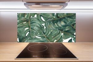 Skleněný panel do kuchynské linky Monstera pl-pksh-100x50-f-101969533