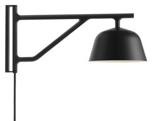 Muuto Nástěnná lampa Ambit, black 15311