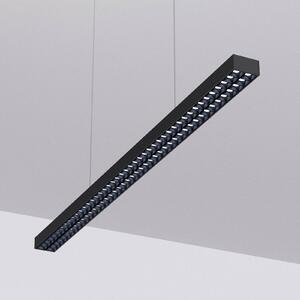 Arcchio Kancelářská závěsná lampa LED Jolinda, černá, 118 cm, nahoru/dolů, Černá, Pracovna / kancelář, Hliník, Moderní