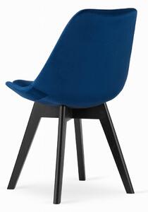 SUPPLIES NORI Skandinávská Jídelní židle - modrá barva