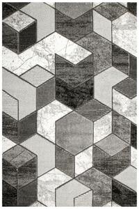 Koberec Amelia B101B geometrický, šedý