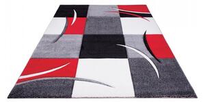 Vopi | Kusový koberec Moderno 665/110 - 120 x 170 cm, černý/bílý/červený