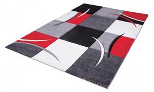 Vopi | Kusový koberec Moderno 665/110 - 120 x 170 cm, černý/bílý/červený