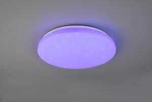 Trio R62381100 LED stropní svítidlo Kira 1x18W | 2000lm | 3000K-6000K | RGB - paměťová funkce, stmívatelné, noční režim, dálkové ovládání, hvězdný efekt, bílá