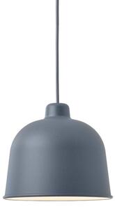 Muuto Závěsná lampa Grain, blue-grey 12239
