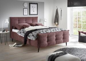 ČALOUNĚNÁ POSTEL, 140/200 cm lilková MID.YOU - Jednolůžkové postele, Online Only