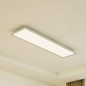 Arcchio LED panel Lyndra, 120 cm, stříbrný, hliník, stmívatelný,, stmívatelný, Hliník / šedá / zinek, Obývací pokoj / jídelna, Hliník, Moderní