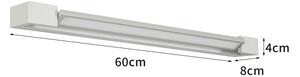 Brilagi-LED Koupelnové osv. zrcadla AQUA LINE LED/18W/230V 60 cm IP44 mat. chrom