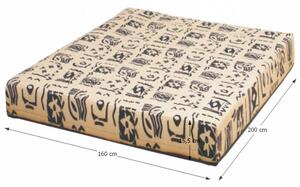 Pružinová matrace Vitro 200x160 cm. Lehká, kvalitní, pružná a prodyšná matrace s bonellovými pružinami. 751828