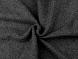 Vlněný flauš jednobarevný - 5 (6) šedá tmavá