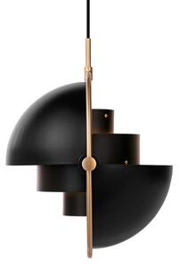 Gubi Závěsná lampa Multi-Lite Small, black/brass 10032996