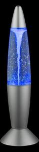 Globo 28019 LED stolní lávová lampička Magma 6x0,06W - stříbrnošedá, měnič barvy, rotující části