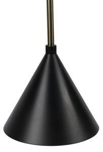 Innolux Stojací lampa Tapio, mosaz / černá