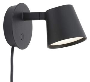 Muuto Nástěnná lampa Tip, black 22326