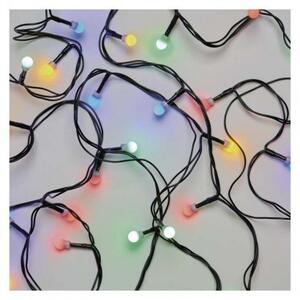 Emos D5AM04 vánoční řetěz Cherry 30m 300 LED | 6W | IP44 - multicolor časovač, zelená